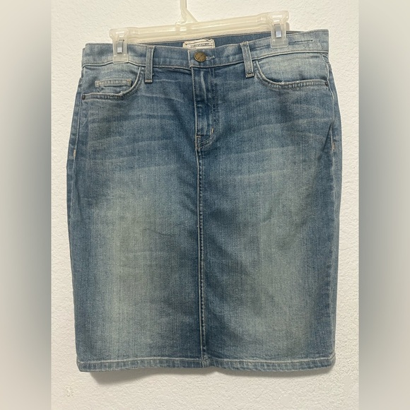 Current/Elliot Blue Denim Skirt size 30 - Picture 2 of 10